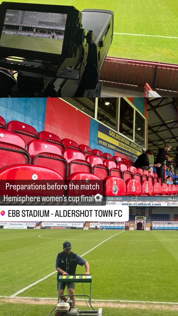 EBB stadium We are on location for today evening Hampshire FA women's cup final between @SaintsFCWomen @AFCBournemouthW We will be live from 7:20 pm You can join us youtube.com/live/2lT9QPPUg…