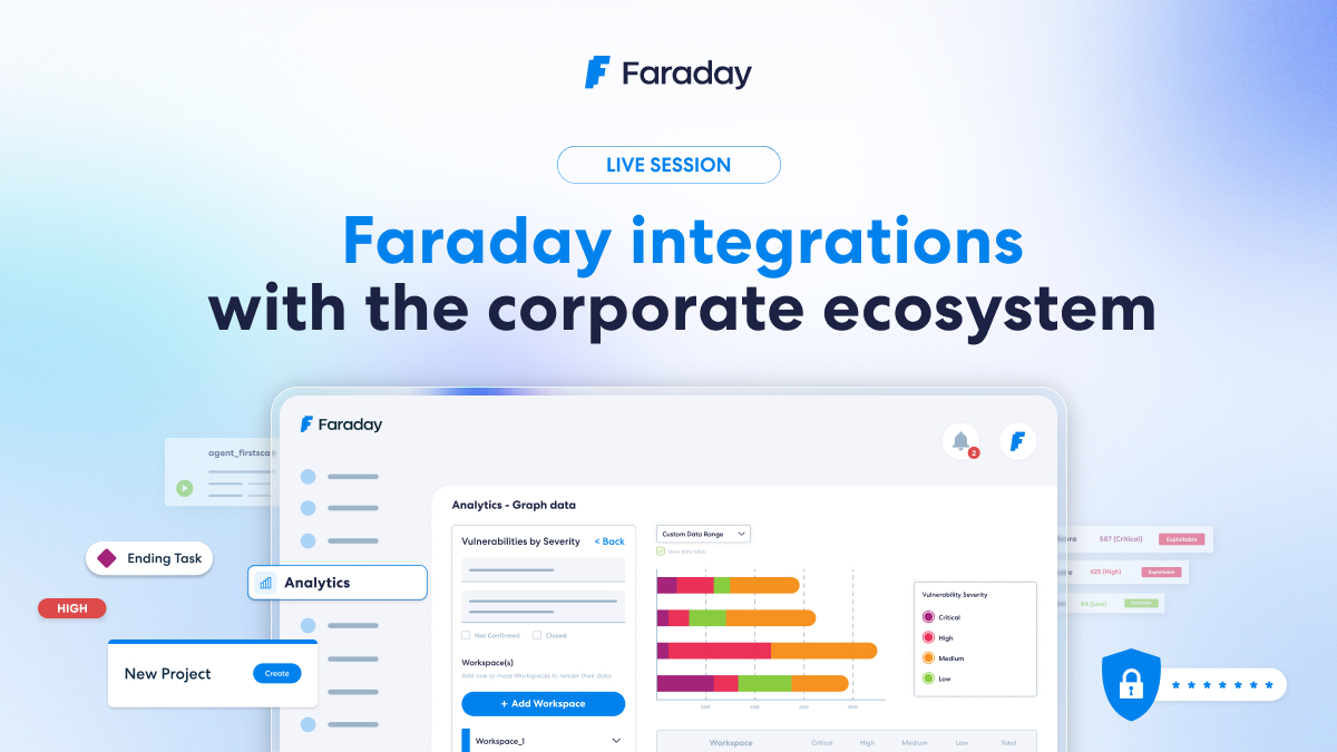 🔵 Welcome to another Faraday live session! Learn all about the various integrations available on our platform. Currently, we support over 160 tools. Let's dive right in! Join our Sales Engineer @tervaskanto 🗓️ May 17 🕚12:00 UTC-3 Sign up! 🔗calendly.com/oboggiano/fara…