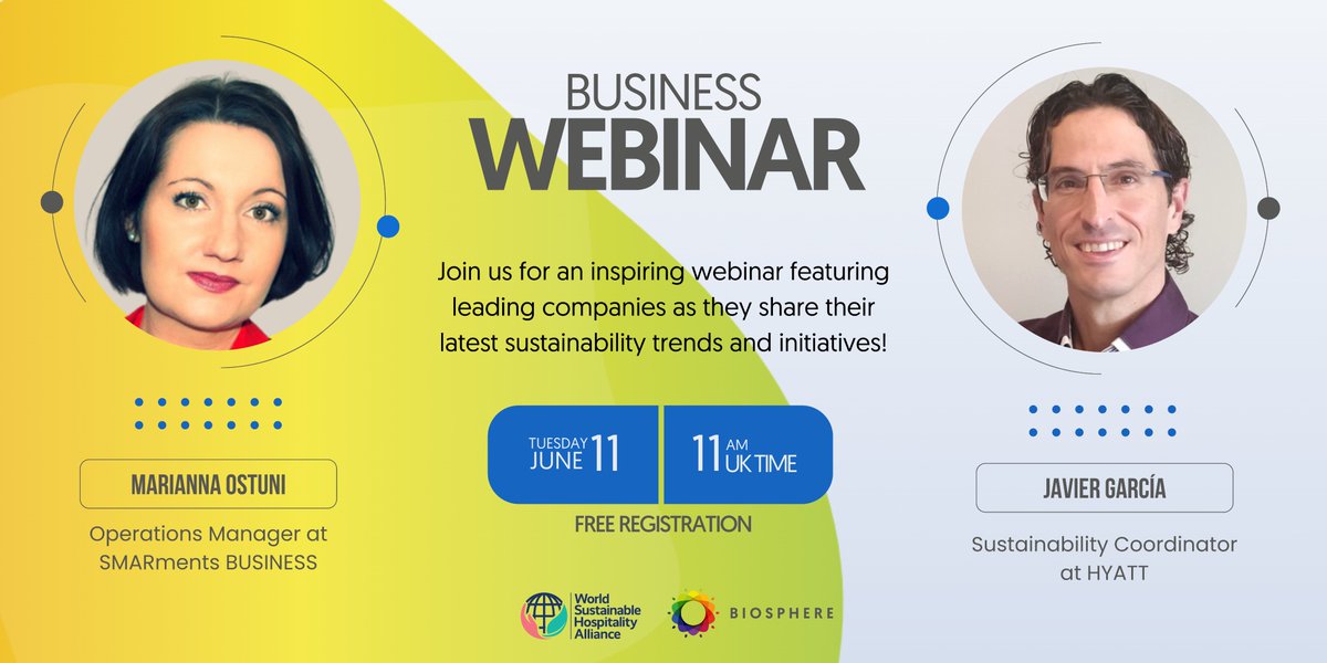 Join our #webinar with @Biosphere_RTI on #Innovative #Sustainability Practices! Discover real-world #casestudies and gain insights into the practices driving #positivechange in today's #businesslandscape. 📅 June 11th 🕚11am BST Register now for free 👉🏼 biospheresustainable.webex.com/weblink/regist…