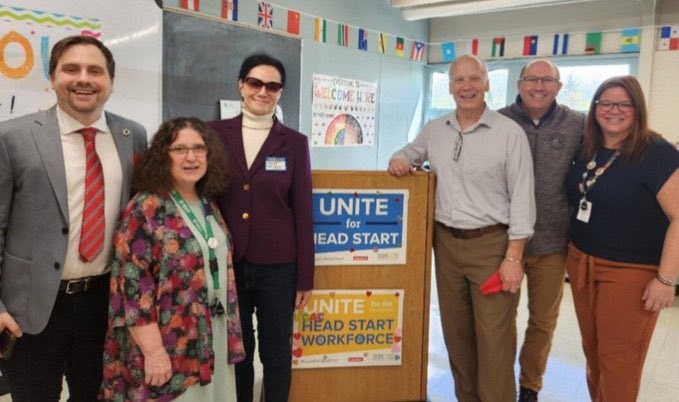 Amazing ribbon cutting for the new @WCACinfo Head Start in Leicester. Exciting to see this needed investment in our young people become a reality. Building partnerships, re-imagining the Becker Campus, and welcoming our neighbors made this possible. 🍎📚❤️ #MAPoli #MALeg