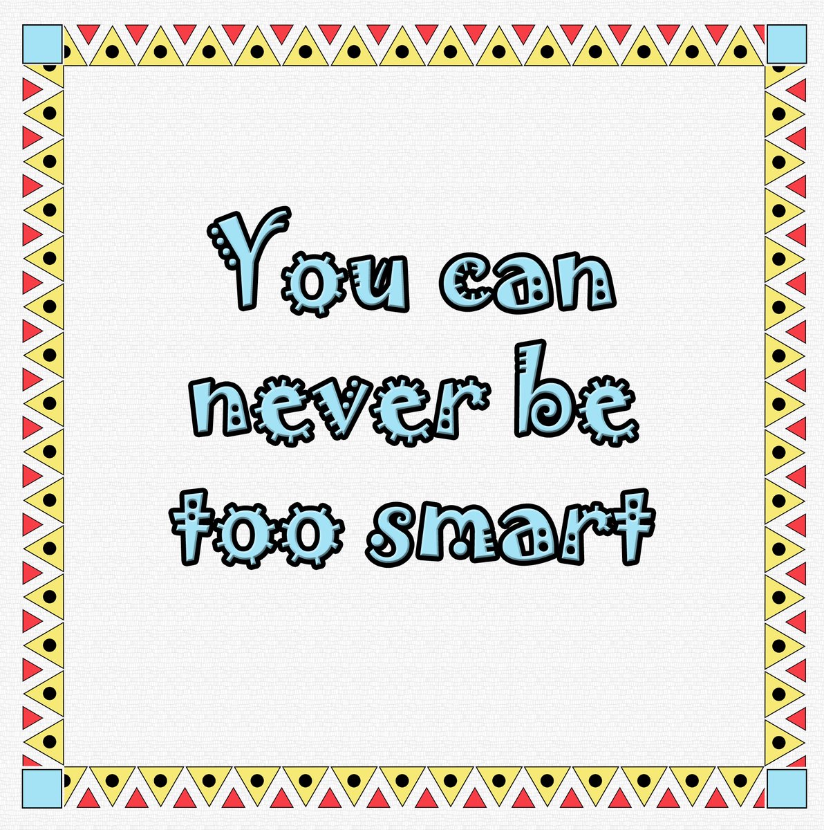 NativeStew's tweet photo. You can never be too smart. π
#smart #education #knowledge #know_how #mothers_wit #wise #streetwise #intelligent #sharp #clever #brilliant #brainy #calculating #resourceful #clear_sighted #discerning #knowing #keen #bright #ingenious #cerebral #well_read #scholarly #sane https://t.co/lY6kvHo3GB