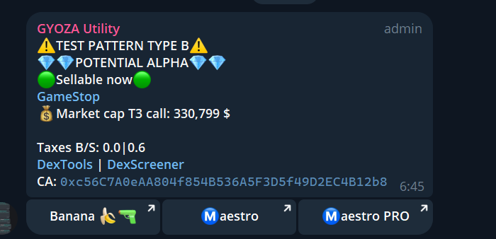 Gyoza_erc20's tweet image. New #Alpha pattern shows it&apos;s power. Rare shots but mostly accurate! More updates for our unique cutting edge Alpha Hunter soon! And now it is more than x30 on @GMEonETH_

Buy $GYOZA and don&apos;t miss the next one!
app.uniswap.org/swap?outputCur…