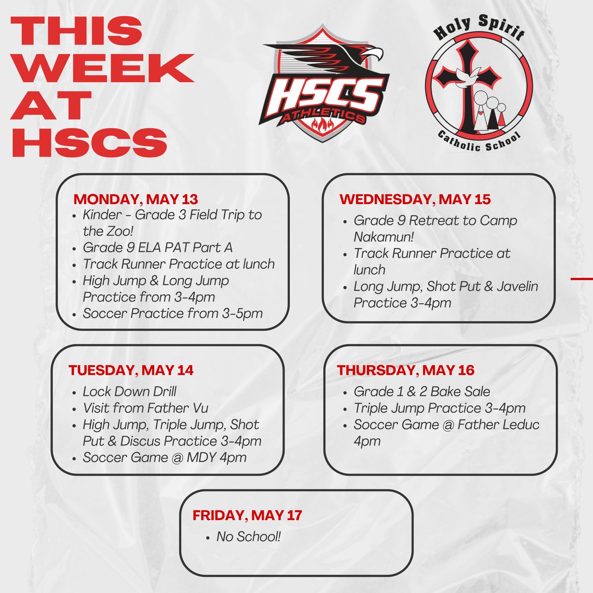 📢📢📢

#HSCSAthletics #HSCSproud