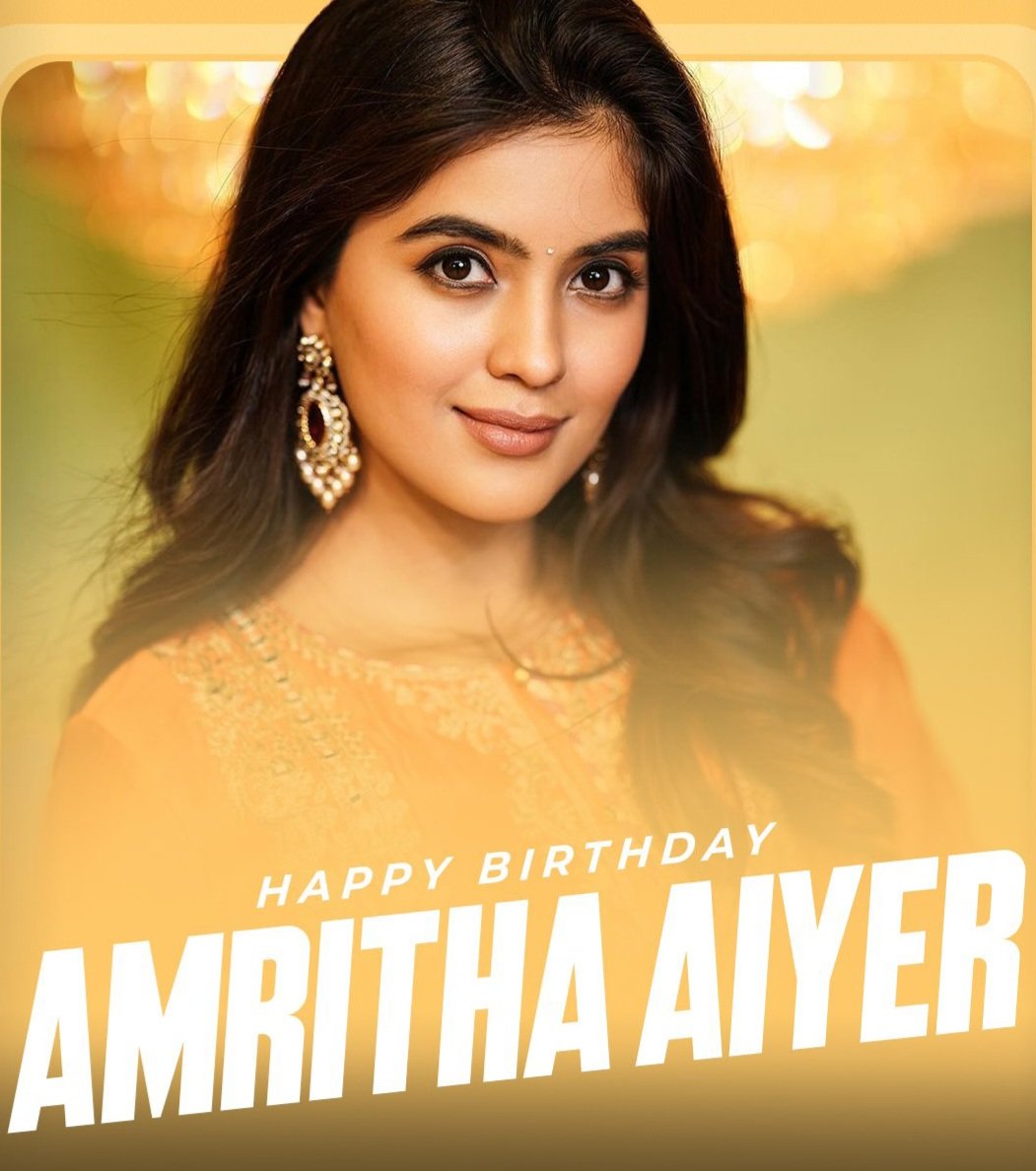 VisualDrops_'s tweet photo. Happy Birthday to actress Amritha 💐
#VisualDrops #actress #Amritha @Actor_Amritha #AmrithaAiyer #HBDAmritha #HBDAmrithaAiyer #HappyBirthday https://t.co/CvkW9e73aF