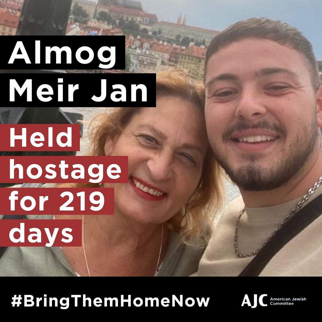 Almog Meir Jan turned 22 over the weekend while in Hamas captivity. He was due to start a new job in hi-tech on October 8 and had gone to the Nova Music Festival to celebrate the new position. However, he was kidnapped by Iranian-backed terrorists on October 7. We must bring…