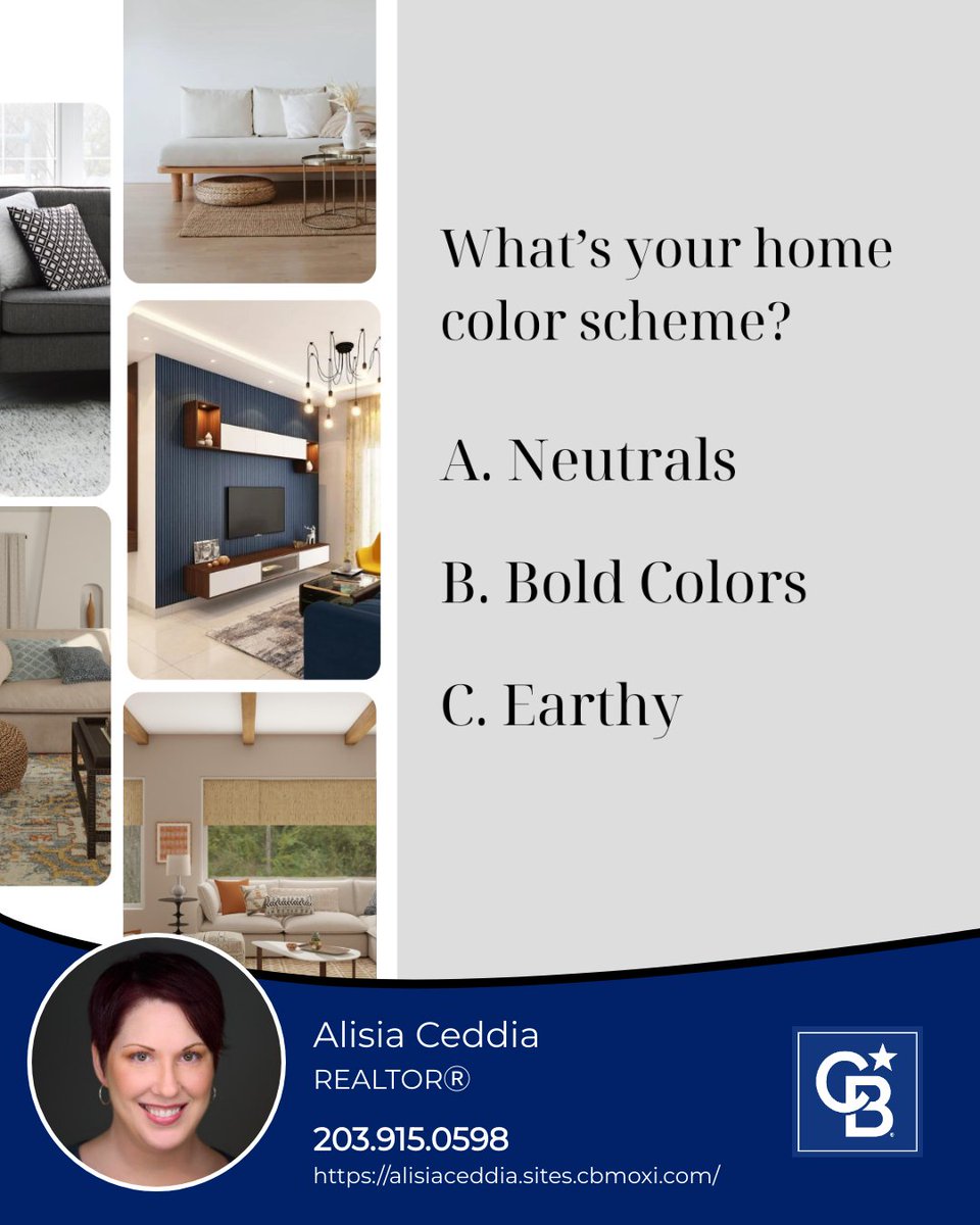 Every color in your home tells a story. Cool blues, vibrant yellows, earthy tones—what's your color narrative? Dive into the hues shaping your space. 

#homecolors #lifestyle #ctrealestate #coldwellbanker