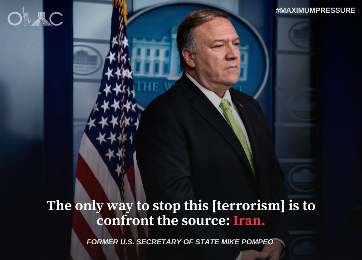OrgIAC's tweet photo. There is only one solution: It's #MaximumPressure on this regime in Tehran.
@mikepompeo #MaxPressure #MaximumPressureAct #MaximumPressurePolicy #HR6114 https://t.co/nJsmTJYBCb