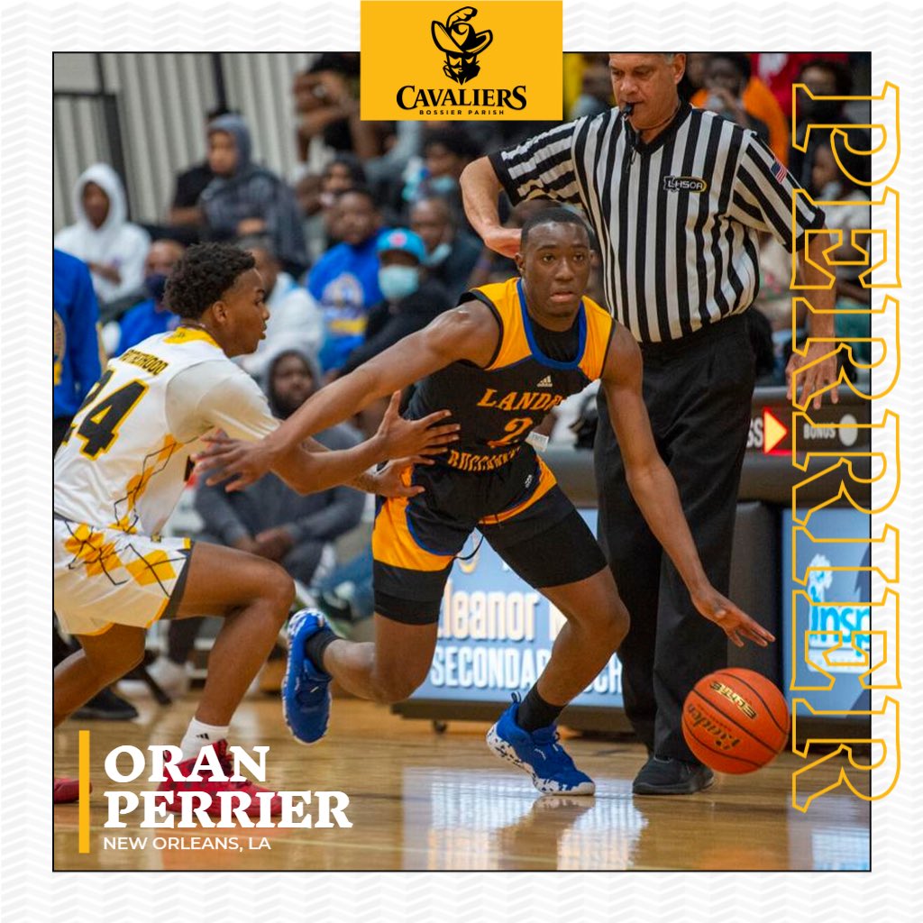IT’S OFFICIAL! Oran Perrier has signed with Bossier Parish Community College. Oran will be coming to BPCC after spending one year at Baton Rouge Post Grad Academy. The New Orleans, LA native is a graduate of L.B. Landry High School. Welcome to BPCC Oran! #BPCC #GoCavs