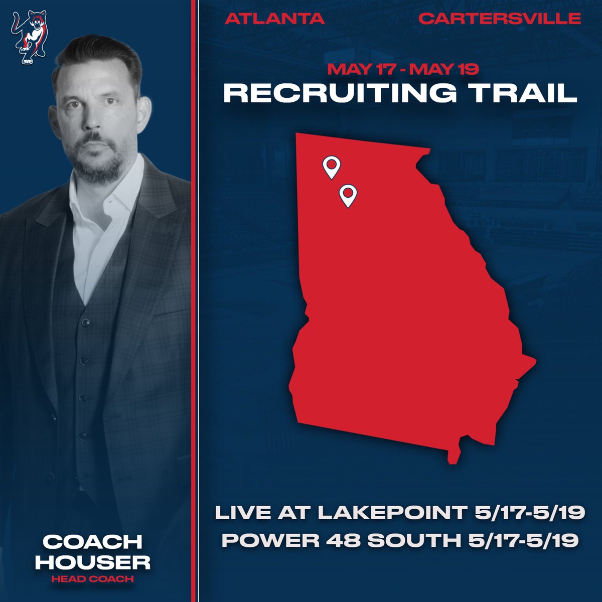 Alright everyone! I will be out on the trail looking for future Cougars at Live at Lakepoint and Power 48‼️It is time to drop those schedules‼️‼️🐾🐾🔥🔥
