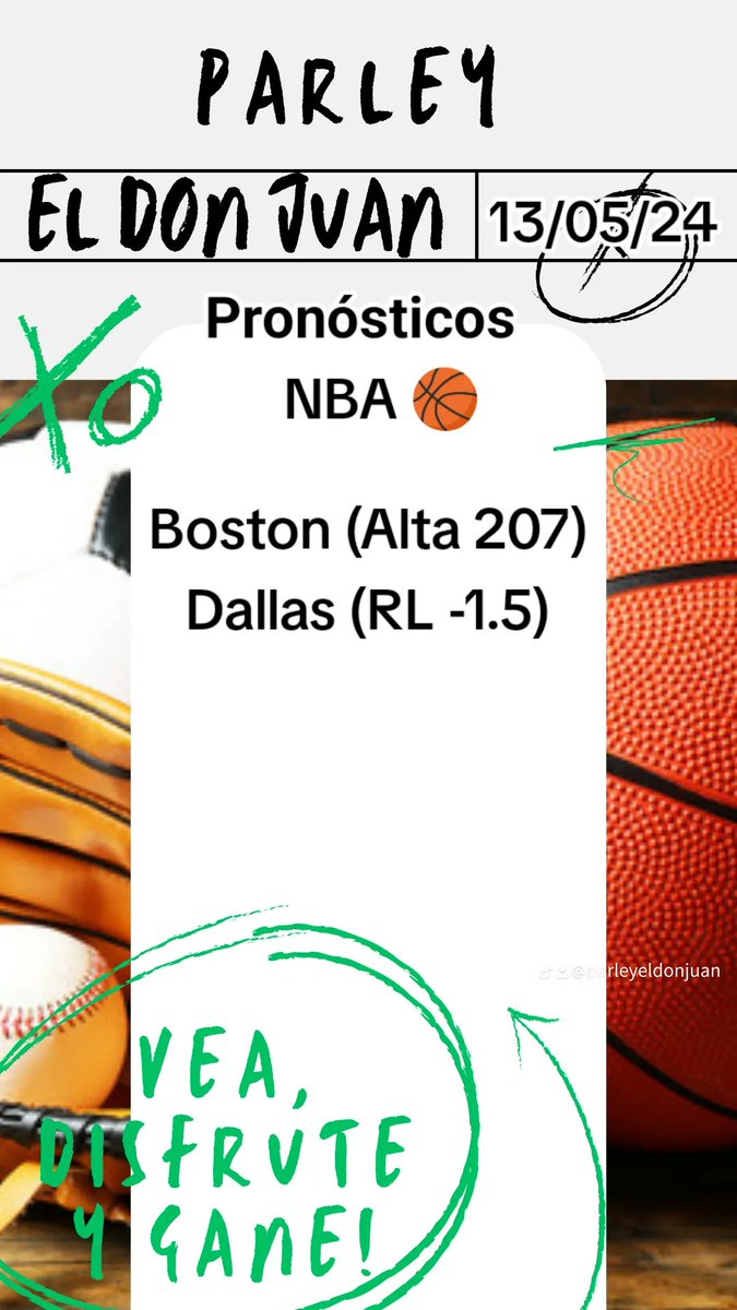 HOY VAMOS CON UNAS JUGADAS BASTANTE ATREVIDAS PERO BIEN ESTUDIADAS 🤓🧠🤯 
MUCHA SUERTE MIS ESTIMADOS‼️‼️ RECUERDEN JUGAR 3 O 4 LOGROS PARA QUE LA JUGADA SEA SEGURA‼️‼️#MLB #NBAPlayoffs #PARLEY #Sismo #Venezuela #blockout2024