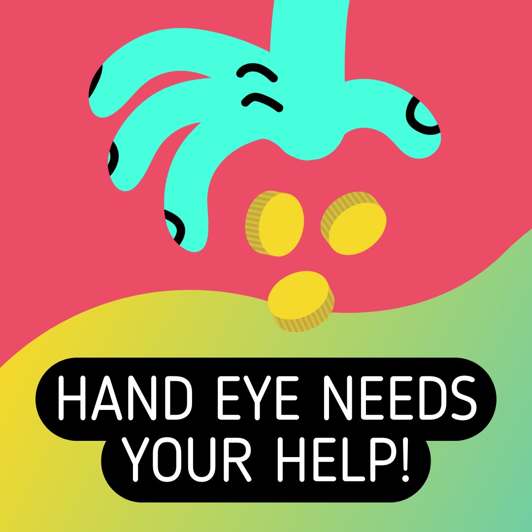 HandEyeSociety's tweet photo. Every dollar counts! 🚨

If you're able, please donate to our PayPal page so we can continue our programming and support our fantastic team throughout the summer.

DONATE ➡️ https://t.co/AJVnXLGB4C https://t.co/ZcrvGUjzYd