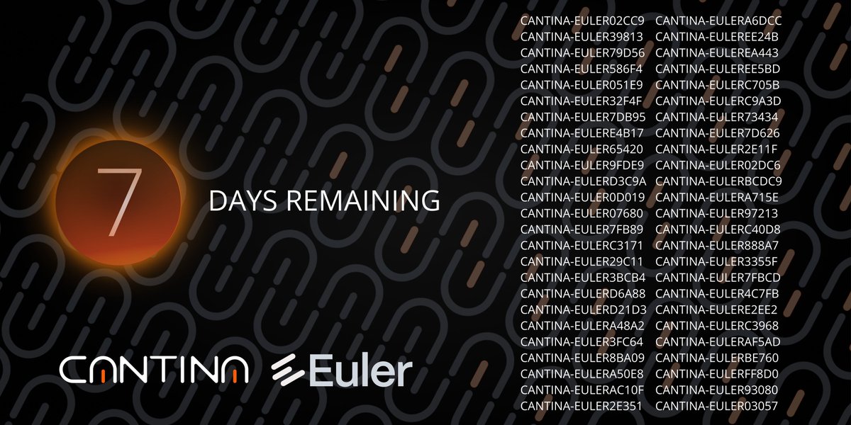 cantinaxyz's tweet image. Time is ticking... there are only 7 days remaining until the largest competition in history kicks off.

$1.25M USD. Are you ready researchers?

50 invite codes below for any late straddlers looking to participate. 🪐