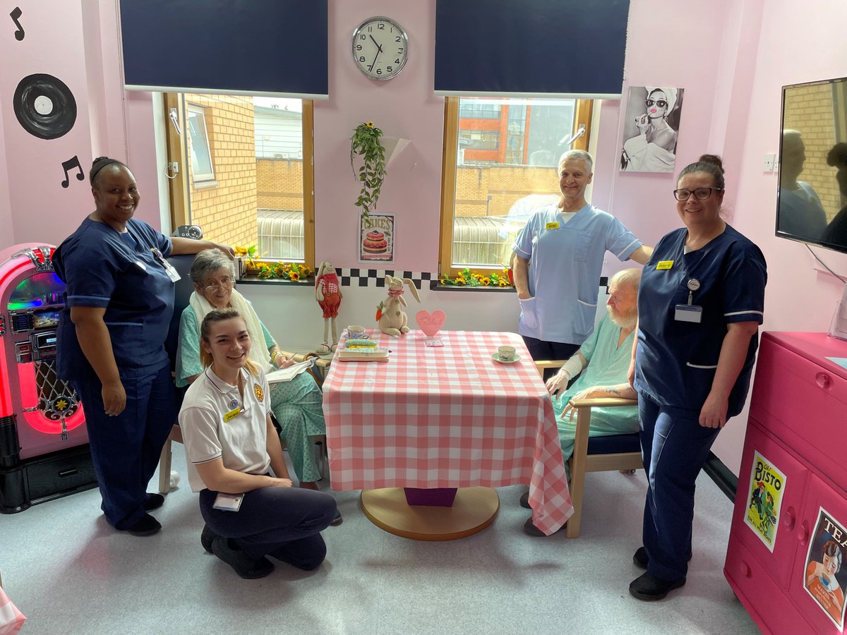 This #DementiaAwarenessWeek we’d like to highlight the incredible staff on the Harborne Ward at Queen Elizabeth Hospital Birmingham. 
We have helped fund the refurbishment of the patients’ day room, transforming it from a cold, clinical environment into a bright, welcoming space.