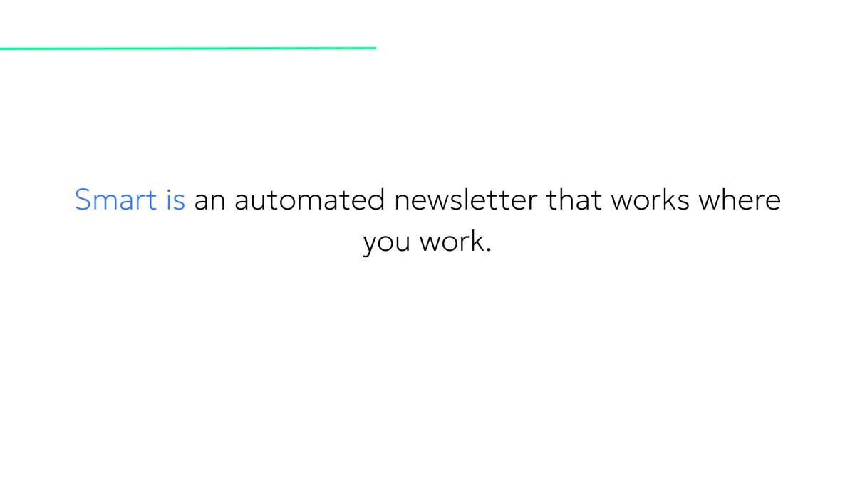 Smart is working where your workflow is.  😉

#Letterhead #Newsletter #Automation #Subscribers