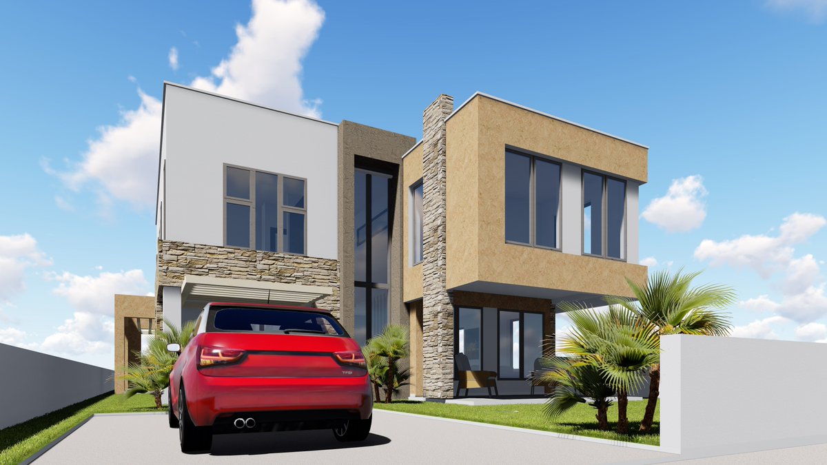 Vincentabuya's tweet photo. Under construction. Phase 1 will be done as a bungalow then the client will at a later date in Phase 2 build the upper floor. 
#PhasedConstruction https://t.co/DxsxDIpn6S