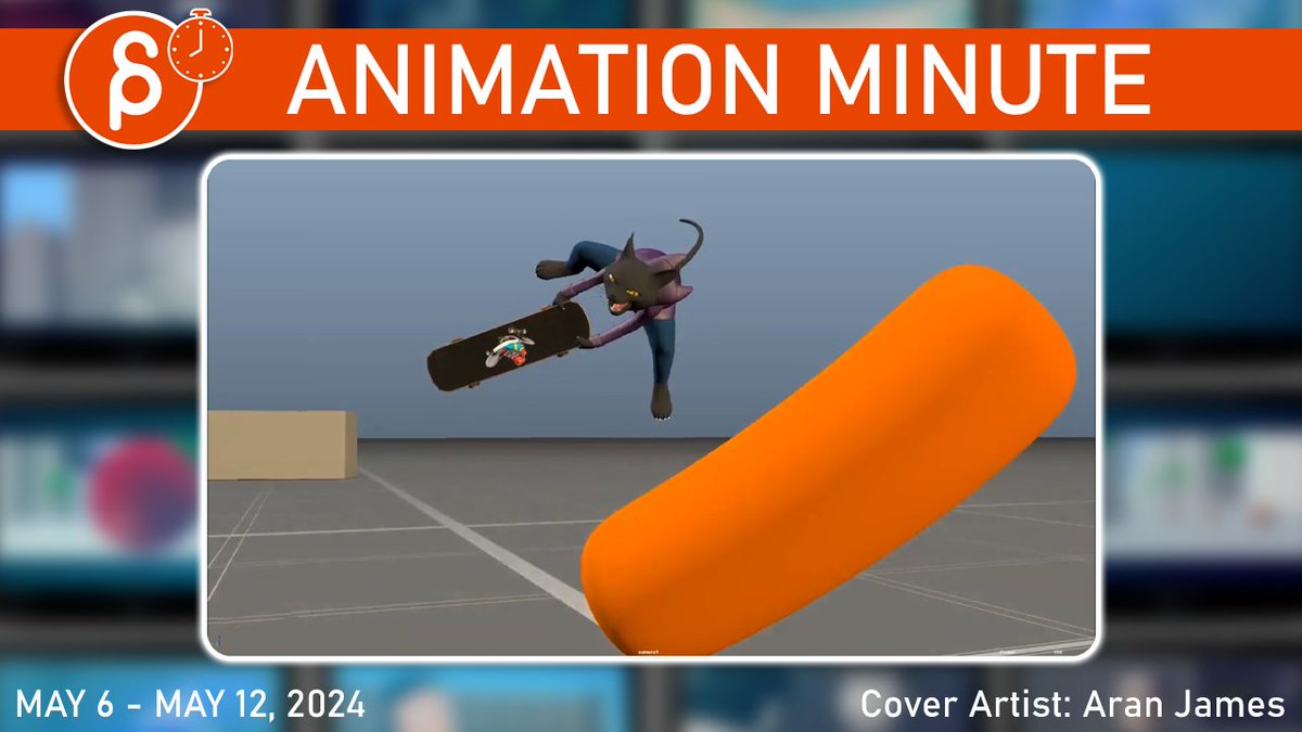 jeandenishaas's tweet photo. News! Jobs! Art! Demo Reels and more in the Animation Minute! Your weekly summary of all things animation! Covering May 6 - May 12, 2024.
Cover Artist: Aran @AranAranimation
https://t.co/r4QLaq7Kif
#AnimationMinute #AnimationJobs #spungella https://t.co/gsVChz21dz