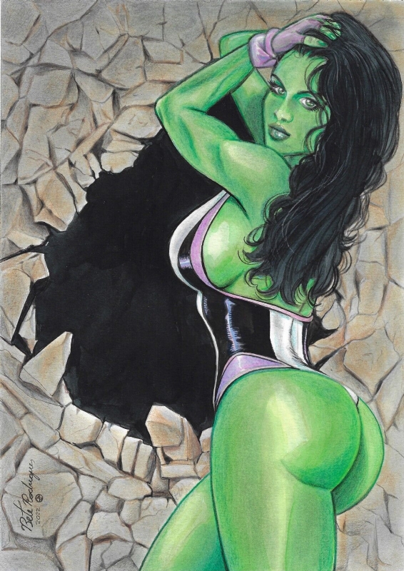 iamluke85's tweet photo. #shehulk artwork by #BeteRodrigues https://t.co/YeVDBc4pZq