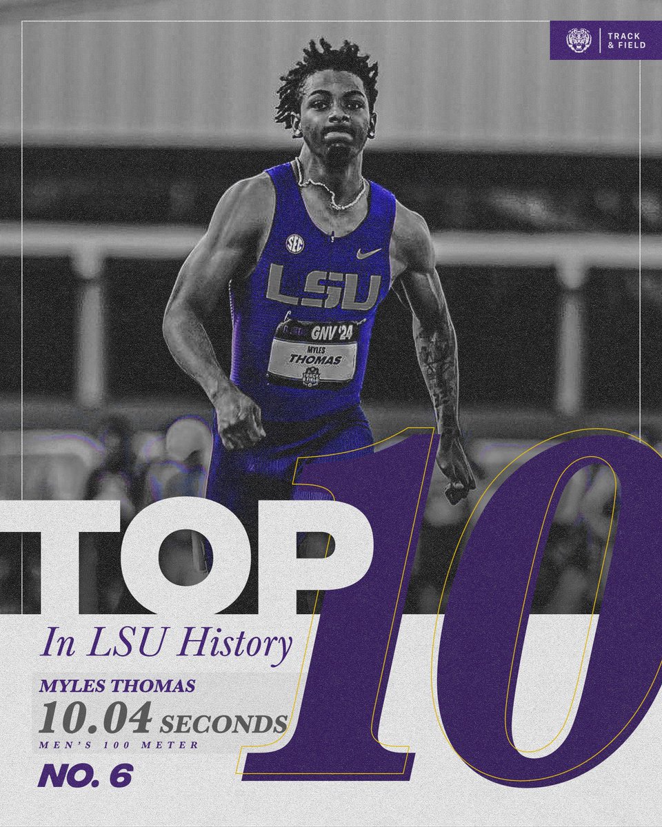 LSU Track & Field tweet media