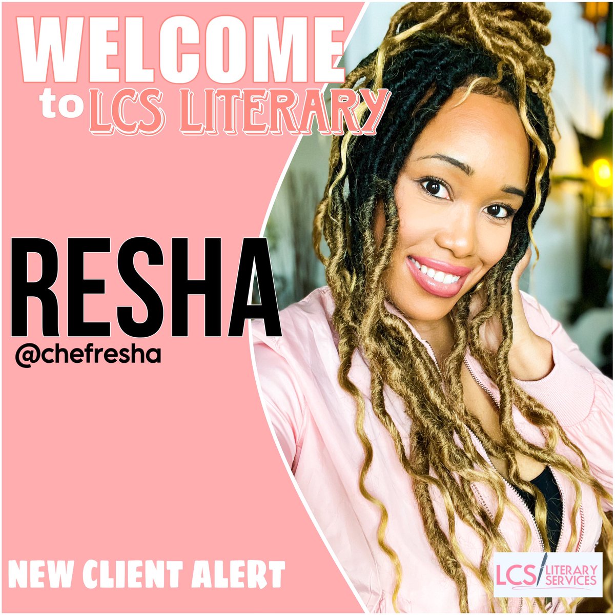 📣 LCS LIT NEWS: WELCOME @CarnalDish Chef Resha to the LCS Literary Agency! We are so thrilled to have you join us. 
📖 Rep Kimberly L. Jones #authornews #booknews #author #Congratulations