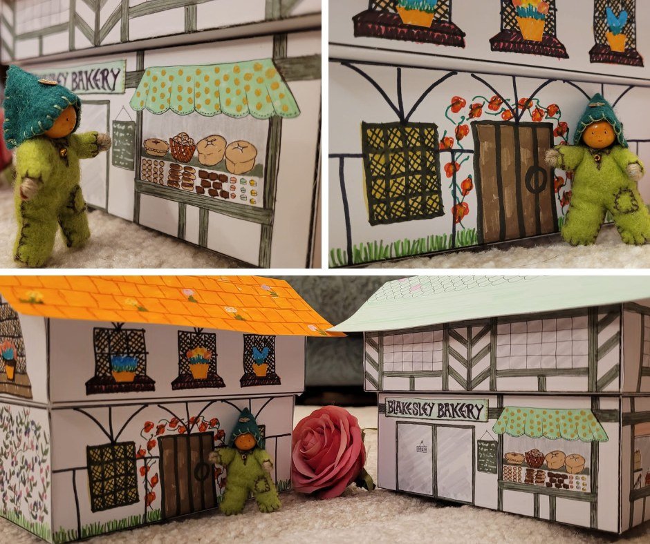 The creations were utterly charming in #WOYU #arts #crafts workshop, it saw us linking with our Old #Yardley project. Artist Shaheen Ahmed led us to make Tudor style paper houses that participants decorated. They were displayed in our #exhibition at @StEdburghas & @Blakesley_Hall