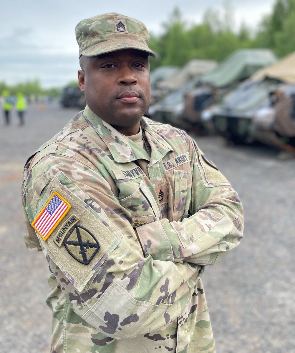 #MeetYourArmy SFC Sowande Tianyvu, accountable officer at Army Field Support Battalion-Africa, helped to ensure accountability of over 400 major end items when the @405thAFSB issued an entire APS-2 cavalry regiment equipment set. army.mil/article/276043 #DefenderEurope