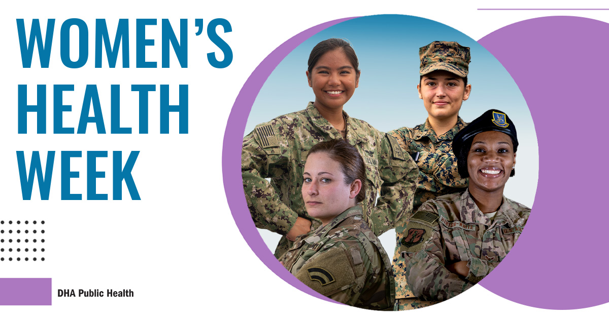 There are now more women serving in the @DeptofDefense than ever before! In honor of #WomensHealthWeek, check out #DefensePublicHealth Women’s Health Portal for resources available to our female service members. ph.health.mil/topics/healthy…