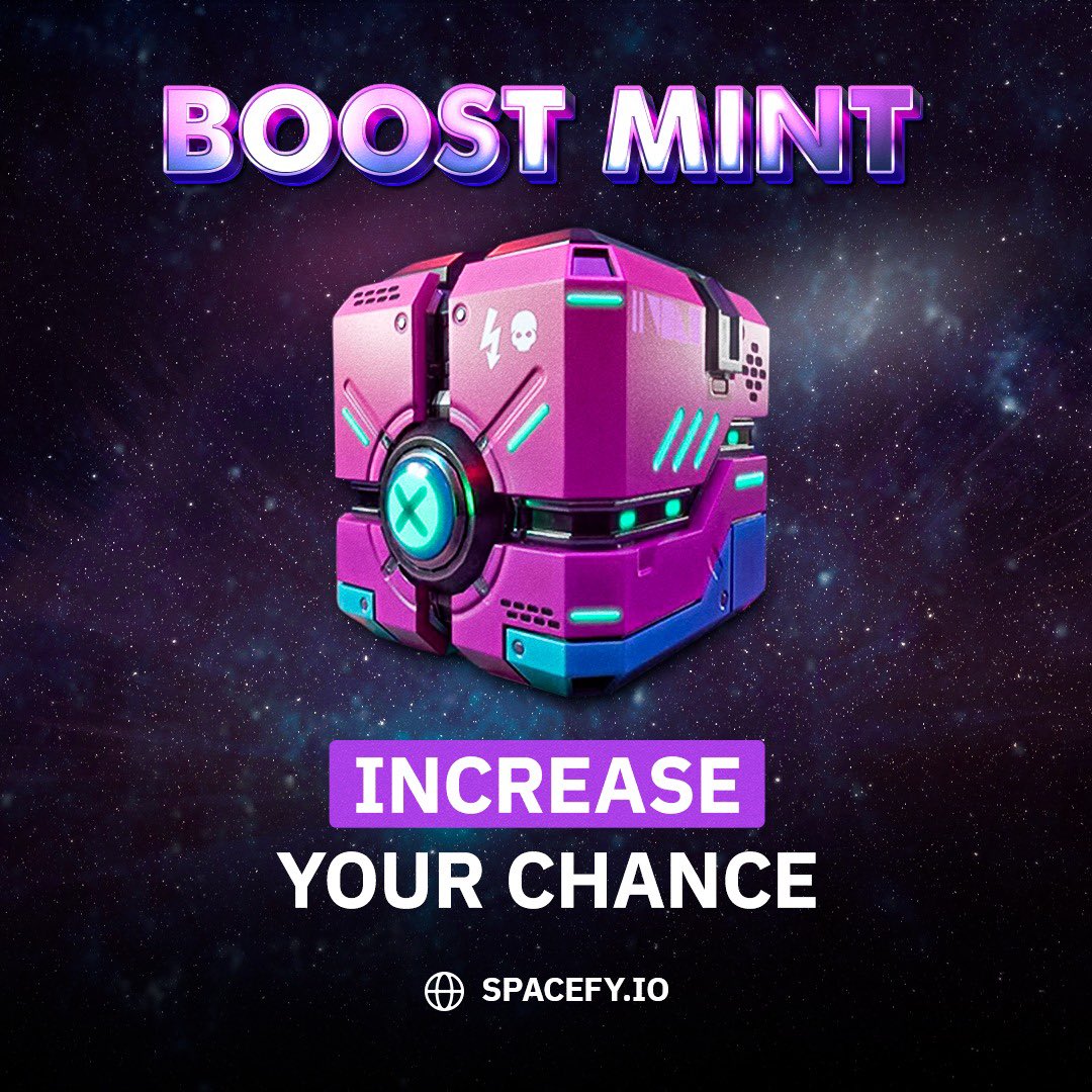 The odds are in your favor! 🚀 

Stars aligned, boosting chances for elite ships. Don't miss out! Get your SPACEBOX now and dominate the cosmos. 

Offer ends 15/05 @ 12UTC. #spacefy #gamenft