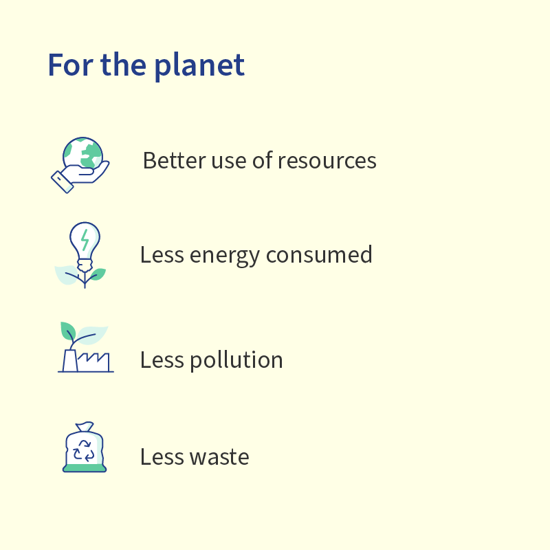 EUCouncil's tweet photo. The EU has adopted the ecodesign regulation.

The new rules:
✅set environmental sustainability requirements for almost all kinds  of goods on the EU market
✅establish a digital product passport
✅prohibit the destruction of certain unsold consumer goods