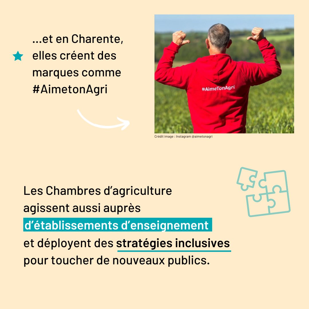 ✨100 ans✨
Depuis 100 ans, les #ChambresAgri jouent un rôle clé dans la promotion des métiers de l’agriculture.
🤝 Au contact du terrain, les #ChambresAgri ont une connaissance des métiers de l'agriculture dans toute leur diversité.
👉 100ans.chambres-agriculture.fr
#100ansChambresAgri