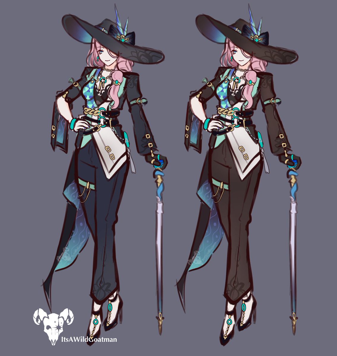 ItsAWildGoatman's tweet photo. So I wanted to try giving Jade a pretty small redesign
#JadeHSR #Honkaistarrail https://t.co/jYb2Vl31uS