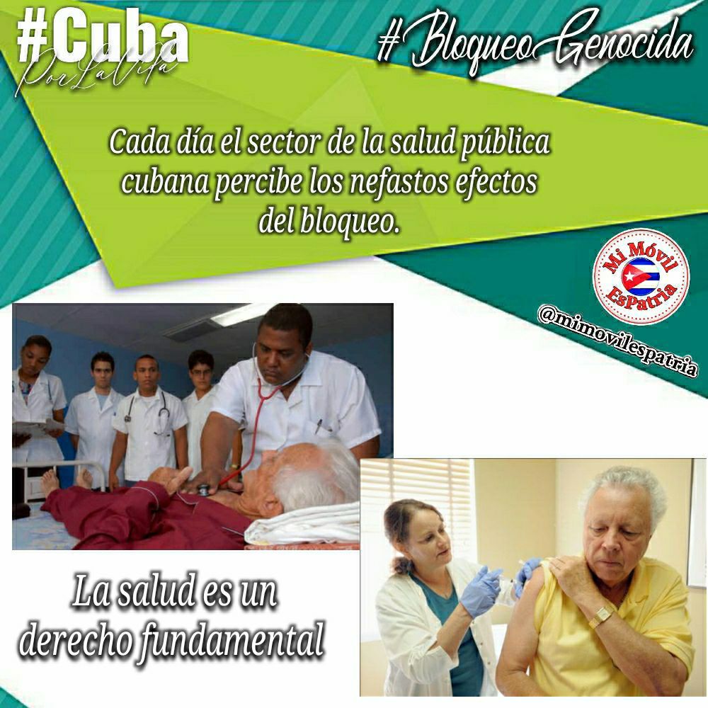 La gratuidad de los servicios médicos en Cuba hace 64 años es un ejemplo de solidaridad, compromiso con el bienestar de su pueblo, a pesar del #BloqueoGenocida demostrando que la salud es un derecho que debe ser protegido y promovido por el Estado #CubaPorLaVida #MiMóvilEsPatria