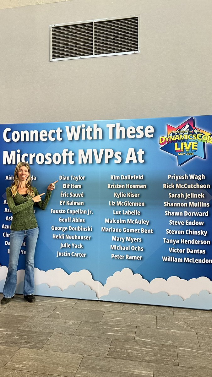 D365Goddess's tweet image. Found my name! #DynamicsconLive