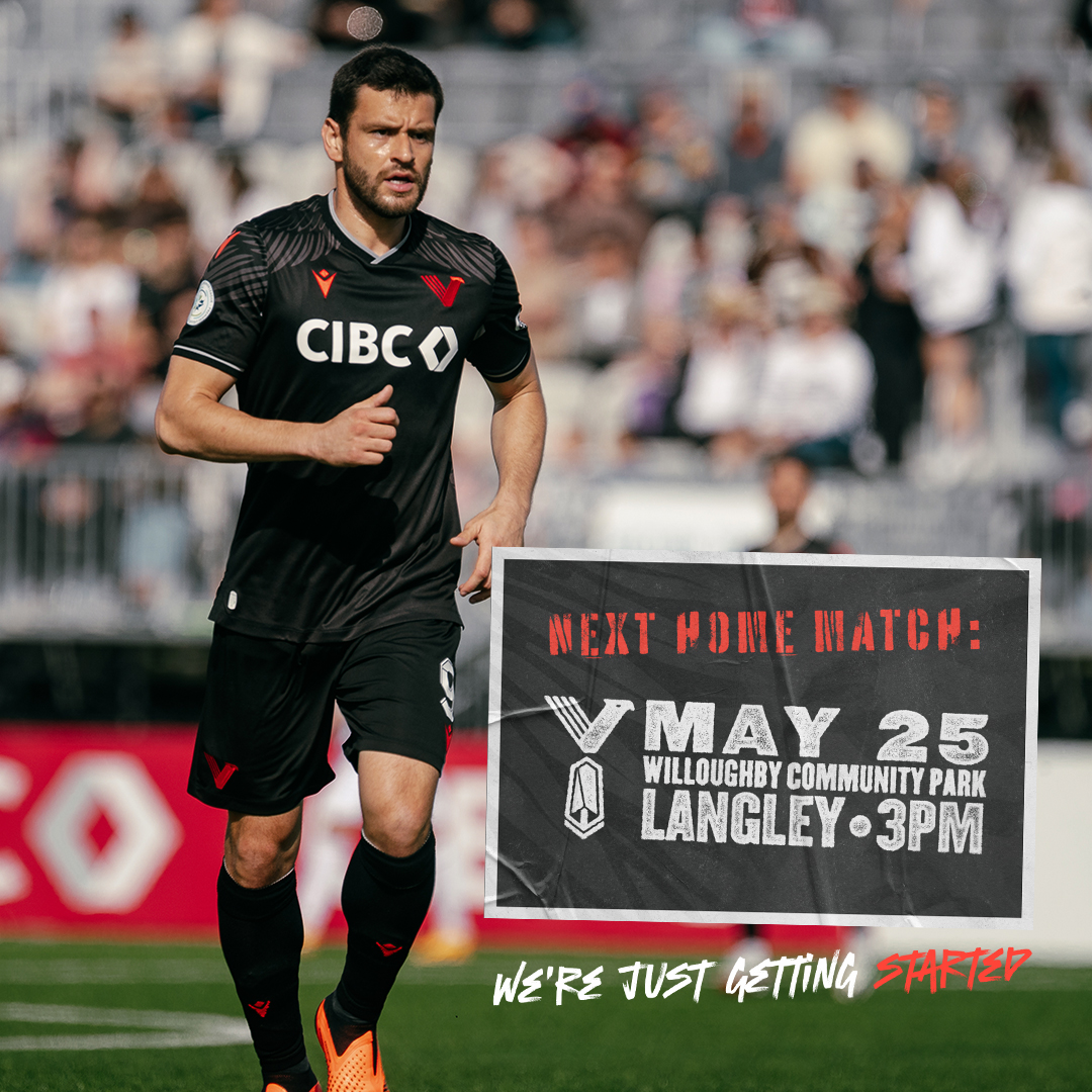 Derby Day loading… 🦅🔋 Join us for our next home match against Pacific FC on May 25th at 3pm ⚽️ Link to tickets here🎟️ 🔗: show.ps/l/d963dea5/ #VancouverFC #CanPL