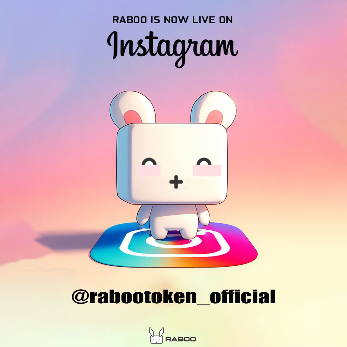 Exciting news from Raboo!🐇 We're now live on Instagram! Follow us for exclusive content and updates. Don't miss out, turn on notifications! 🔔 instagram.com/rabootoken_off… Also, get ready for the Game Competition starting tomorrow! 🎮 Invite your friends and stay tuned for more