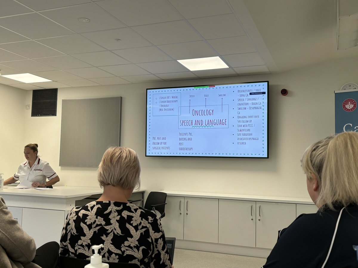 Deirdre O’Dowd (@d_o_dowd) on Twitter photo Very proud of my colleagues today who presented as part of #CancerMCAN seminar series on HSCPs in the head and neck cancer pathway 👏
#WeHSCPs #CancerWestNorthwest
@saoltagroup <a href="/CancerUniGalway/">Cancer | University of Galway-HSE West North West</a> <a href="/OECI_EEIG/">Organisation of European Cancer Institutes</a> <a href="/Catheri23903003/">Catherine O'Sullivan</a> Very proud of my colleagues today who presented as part of #CancerMCAN seminar series on HSCPs in the head and neck cancer pathway 👏
#WeHSCPs #CancerWestNorthwest
@saoltagroup <a href="/CancerUniGalway/">Cancer | University of Galway-HSE West North West</a> <a href="/OECI_EEIG/">Organisation of European Cancer Institutes</a> <a href="/Catheri23903003/">Catherine O'Sullivan</a>