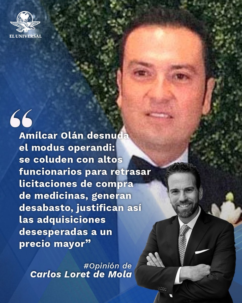 "La familia de Padrés hace negocios con El Clan de los hijos del presidente de México. Y son grandes beneficiarios del desabasto de medicinas" ✍️, la #Opinión de <a href="/CarlosLoret/">Carlos Loret de Mola</a> tinyurl.com/2budygop