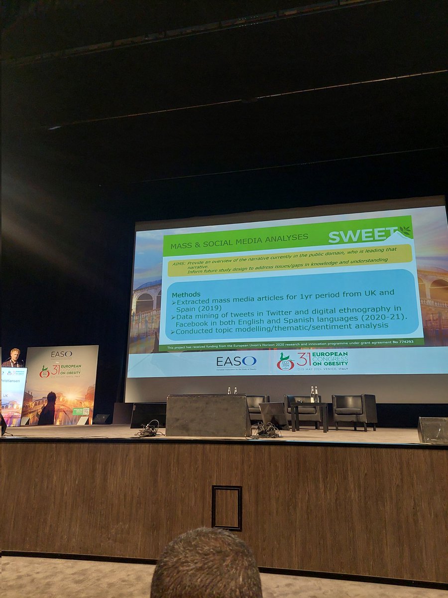 Great talk by @ChristiansenLiv #ECO2024 on consumer acceptance of #sweeteners across Europe, ending a brilliant @EUSWEET2 symposium @EasoPresident @joaharrold