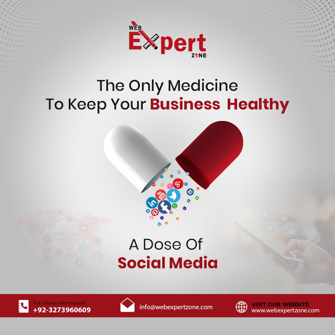 WebExpertZone's tweet photo. The Only Medicine
To Keep Your Business  Healthy 
A Dose Of Social Media.
  
For More Details, Contact or Visit Now:

📞: Give us a call now at 📱 +92 327 3960609 : +92 306 4093491

WHATSAPP 📲 +92 327 3960609 https://t.co/E1DByoldEG