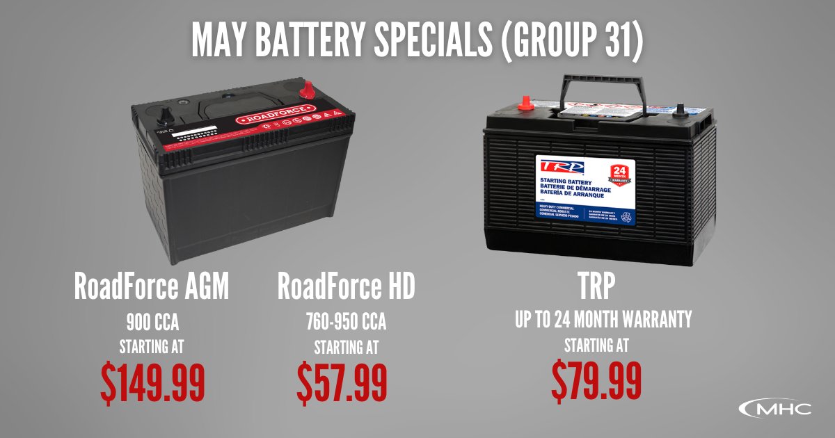 Stock up on batteries this month with our exclusive battery special. More details here: bit.ly/3IWpTwA