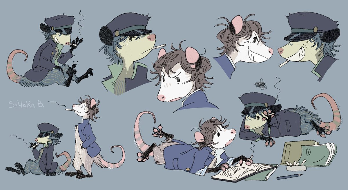 SaharaB_Artist's tweet photo. Smol possums
Carefree times when Jigen's teeth were relatively white https://t.co/hZyzqWeqPL