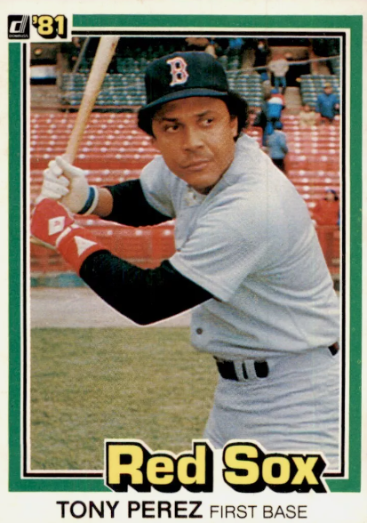 Happy 82nd Birthday to HOF 1B, 3B Tony Pérez. He spent 23 season in the majors, 3 with the #RedSox. He came to #Boston after signing as a free agent before the 1980 season and was released after the 1982 season. He played in 5 #WorldSeries & was inducted in #MLB HOF in 2000.