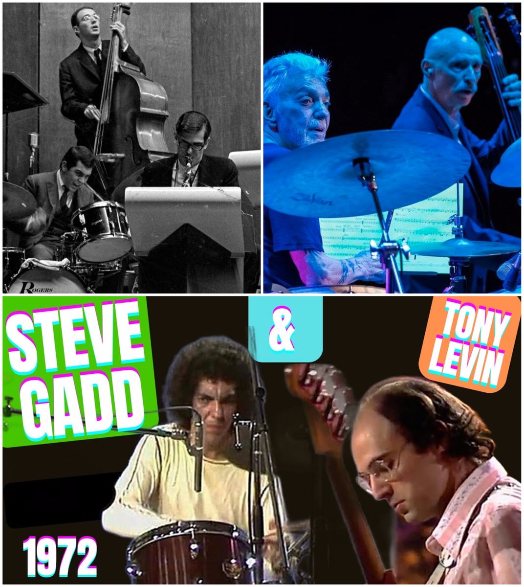Chuck Mangione Quartet (feat. #SteveGadd & #TonyLevin) 'Groovy bass & drum solo' (live at #Jazz Festival Montreux, June 23, 1972) youtu.be/PeeeoPKZBuo?si…