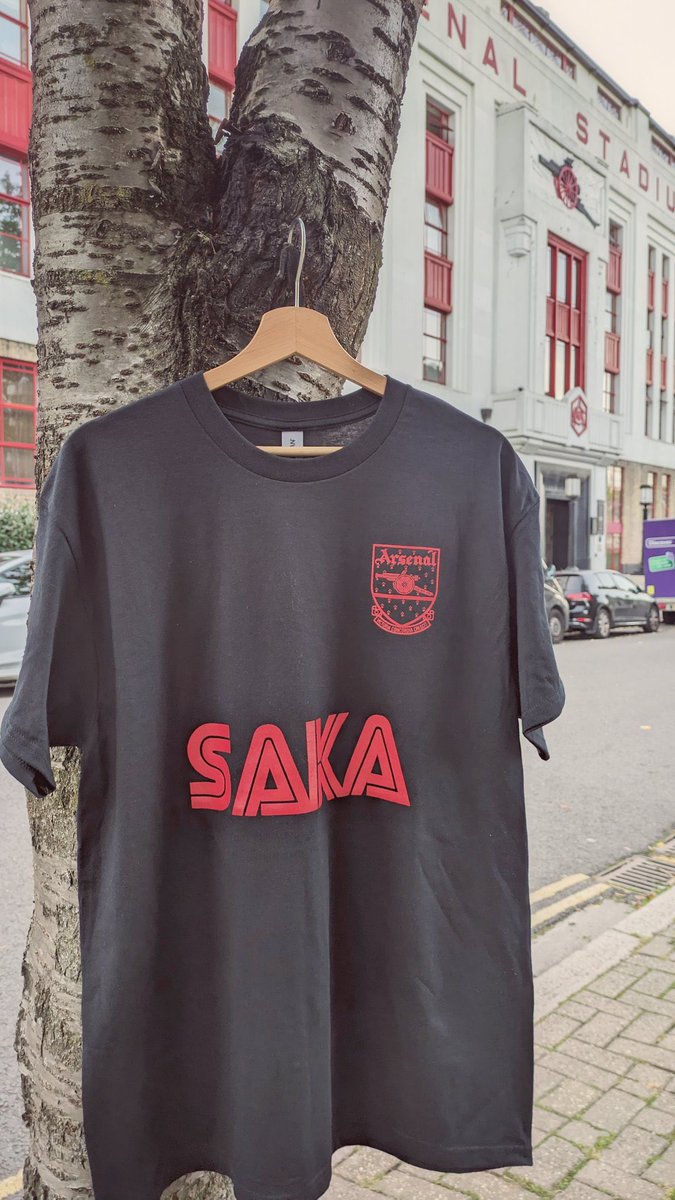 🔴If Spurs beat or draw with Man City tomorrow, we’ll give away one of our limited edition Saka t-shirts to someone who likes and retweets this post🔴 Have to be following to enter