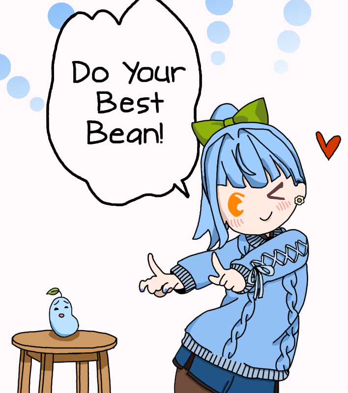 Ganbare bean (beam)! #soyapoyart