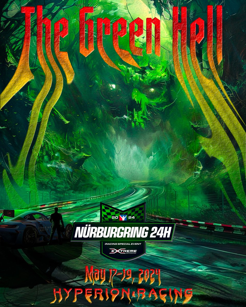 hyperionracingg's tweet photo. This weekend, we enter the darkness of the green hell for a full 24 hours.
@iracingofficial
#iracing #simracing #24hnürburgring #norschleife #nurburgring24h #thegreenhell https://t.co/CzYujj9aAO
