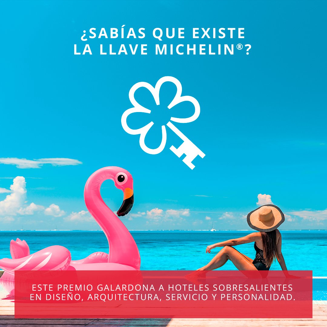 MichelinMEX's tweet photo. Si bien se pueden encontrar hoteles en la Guía Michelin® gracias a que sus restaurantes cuentan con Estrellas, ahora se ha seleccionado a la crème de la crème para otorgarles la Llave Michelin®. Para que los viajeros puedan vivir experiencias sin igual.

#MichelinGuideMX https://t.co/NSLKqeiffS