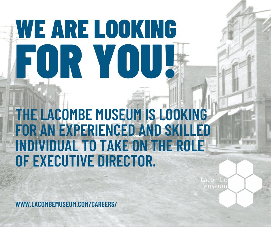LacombeMuseums's tweet image. Are you a dynamic leader with a passion for local culture and heritage? Are you a superstar communicator? Is non-profit management your thing? Then this position is for you! Find more information on our website. #hiring #albertajobs #museumjobs #nonprofitjobs #heritage #museum