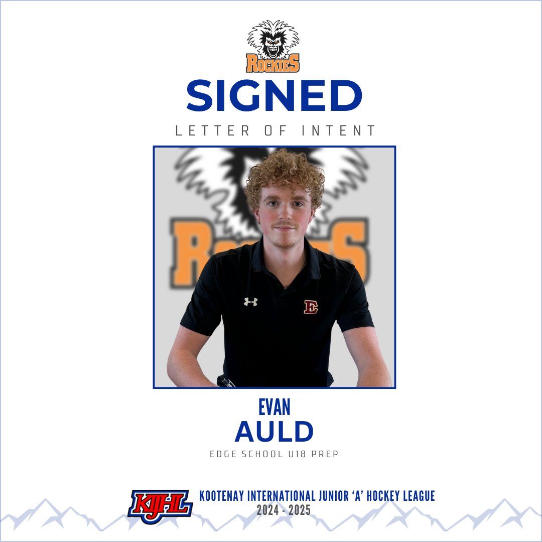 KIJHL's tweet photo. Welcome to the #KIJHL and Columbia Valley, Evan - @CV_Rockies | @edgeschool
#invermere https://t.co/qdGjOrbsKc