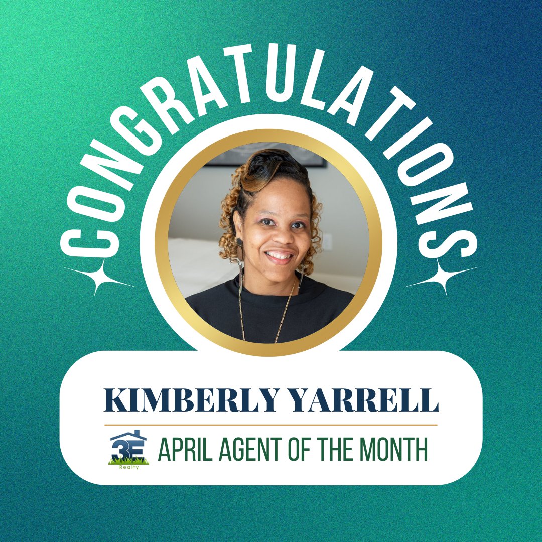 TripleERealty's tweet image. 🏡Congratulations to Kimberly, our April #AgentOfTheMonth!

Kimberly had the highest personal #homesales for the month of April!

Want to work with an #expertagent like Kimberly?

Contact Kimberly:
☎️: (317) 910-5562
✉️: KIM@TRIPLEEREALTY.COM
💻: tripleErealy.com
