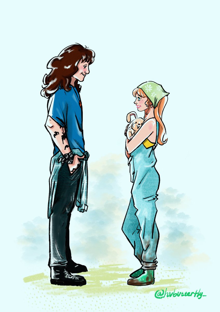 hvbutterfly_'s tweet image. city boy and farm girl au 🐰
#hellcheer